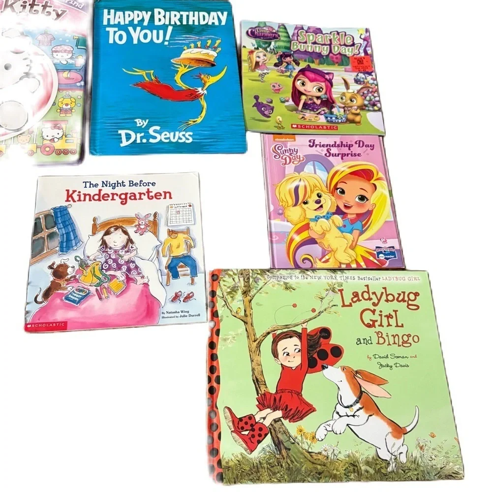 Hello Kitty Dr. Seuss Pinkalicious Book Set Bundle Instant Library
